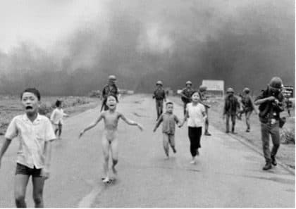 Motif: “Napalm Girl”, Vietnam War 1972 - Original photograph